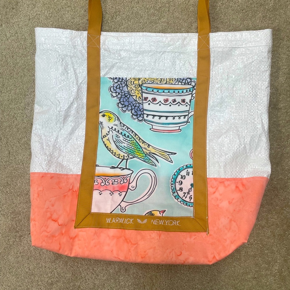 🎯SOLD🎯Recycled Feed Sack Shopping Bag/Tote
